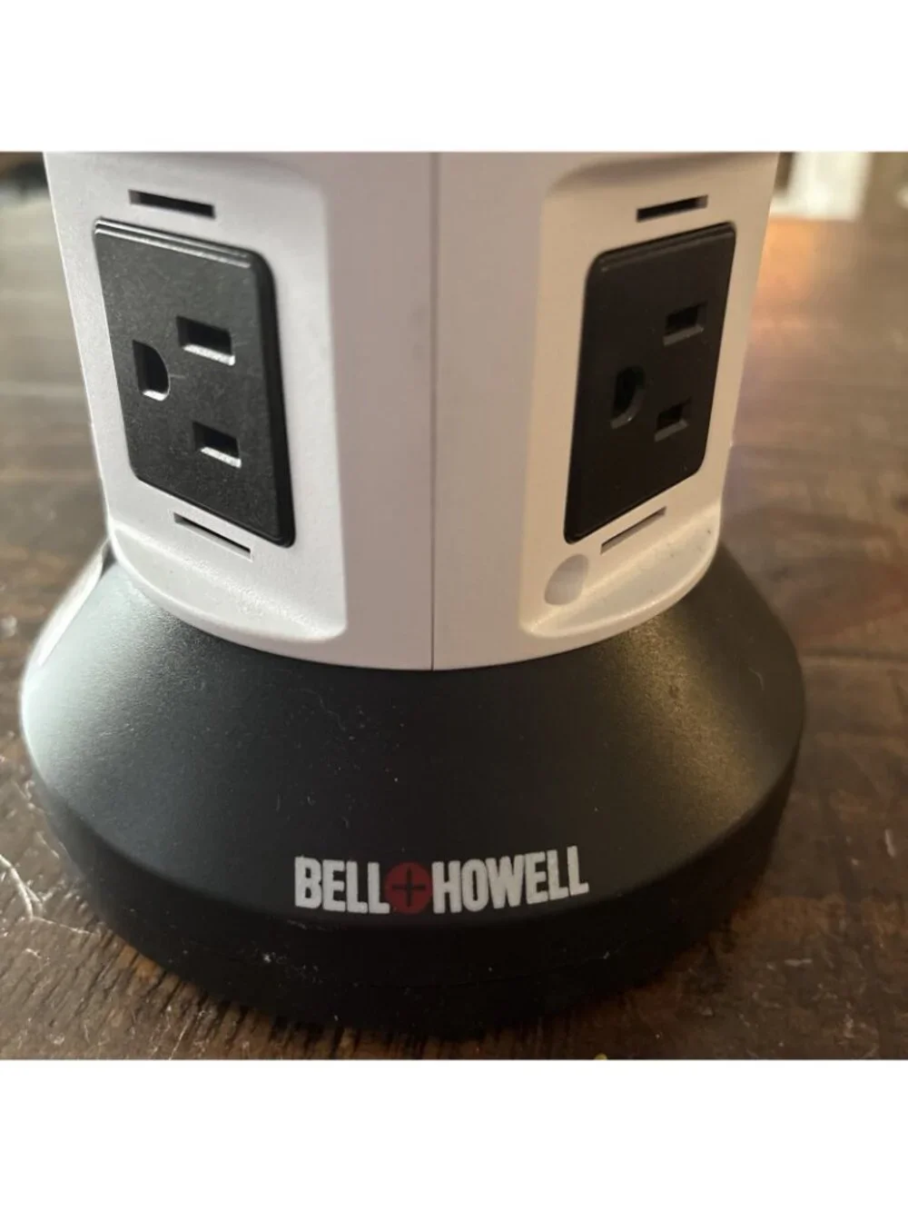 Bell + Howell 4-Outlets / 6 USB Spin Power - The Ultimate Smart Station-WORKING!